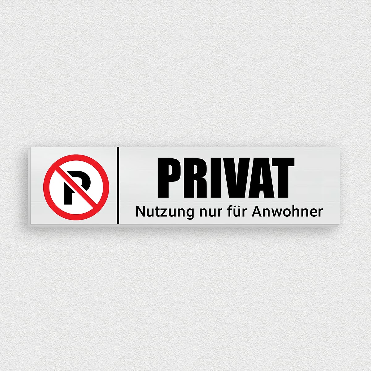 Privatparkplatz Schild Parken Verboten (20x30 cm Kunststoff) - Hochkant Privatparkplatz Schild Parken Verboten (20x30 cm Kunststoff) - Hochkant