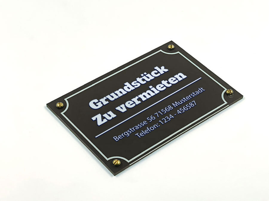 Selbstklebendes Schild 'AFFITTASI' – 30x20 Cm, PVC, Wasserdicht Für Türen & Wände