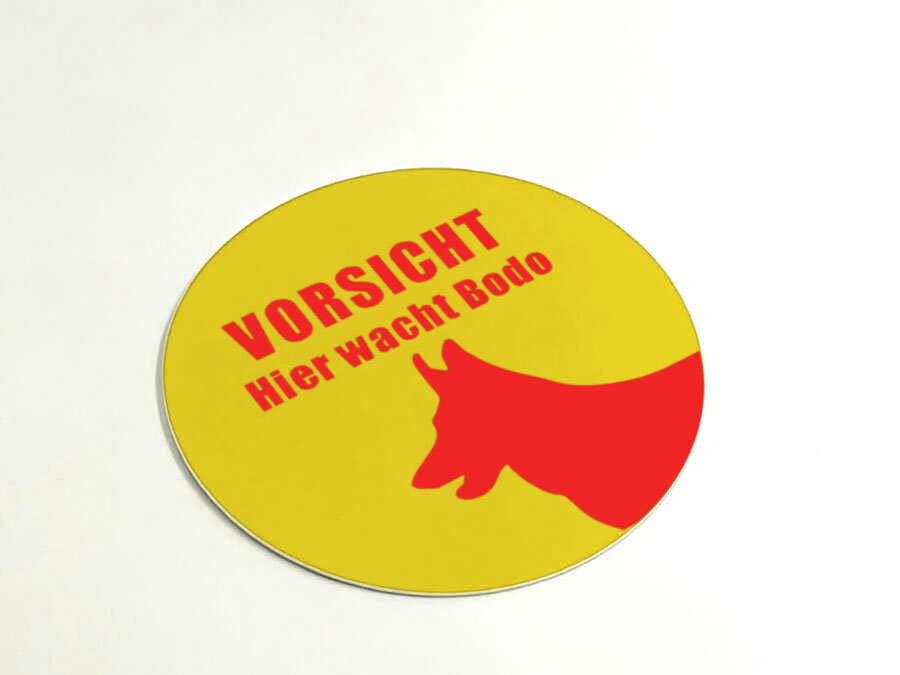 Warnung Vor Dem Hund! PVC Schild DIN A4